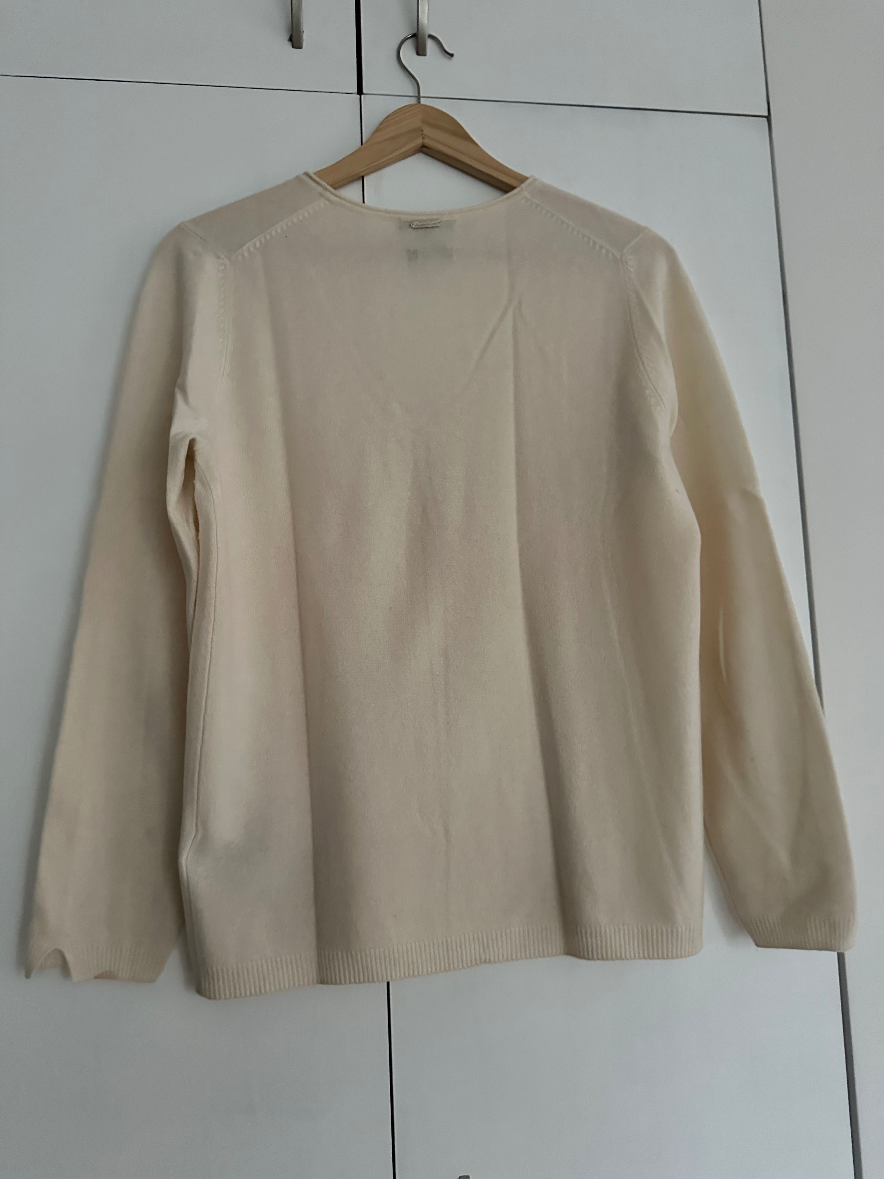 Massimo Dutti sweter kaszmir 100%, roz.M