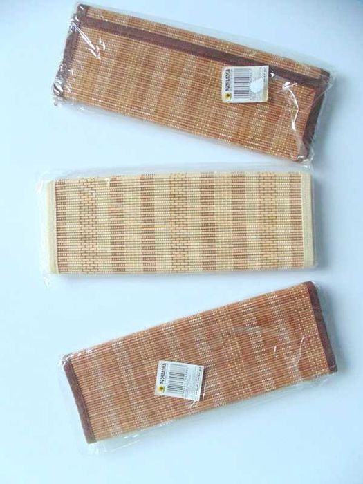 Nowe podkładki bambusowe prostokątne 30x45 cm - 3 szt