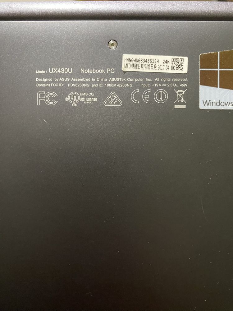 Ноутбук Asus UX430U 14" 8GB RAM/128GB SDD/ i5-7200! N2661