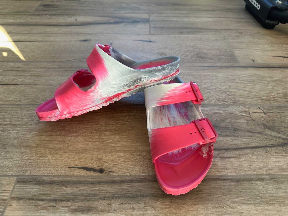 Sandał klapki damskie BIRKENSTOCK Arizona Eva Różowe 39 250