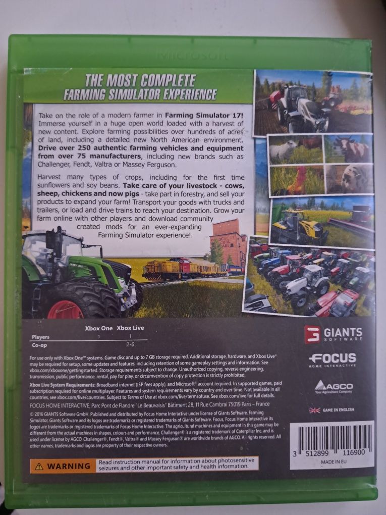 Farming Simulator 17 XBOX ONE