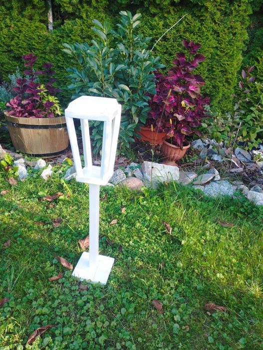 Latarenka w kolorze białym do sesji