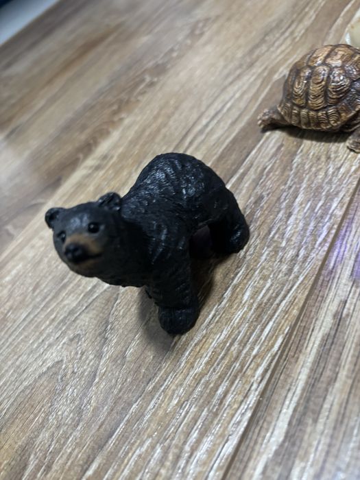 Zestaw ręcznie robionych figurek żółw, niedźwiedź, słoń, aniołek