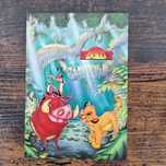 Pocztówka karteczka Król Lew Disney Pumba Timon unikat vintage