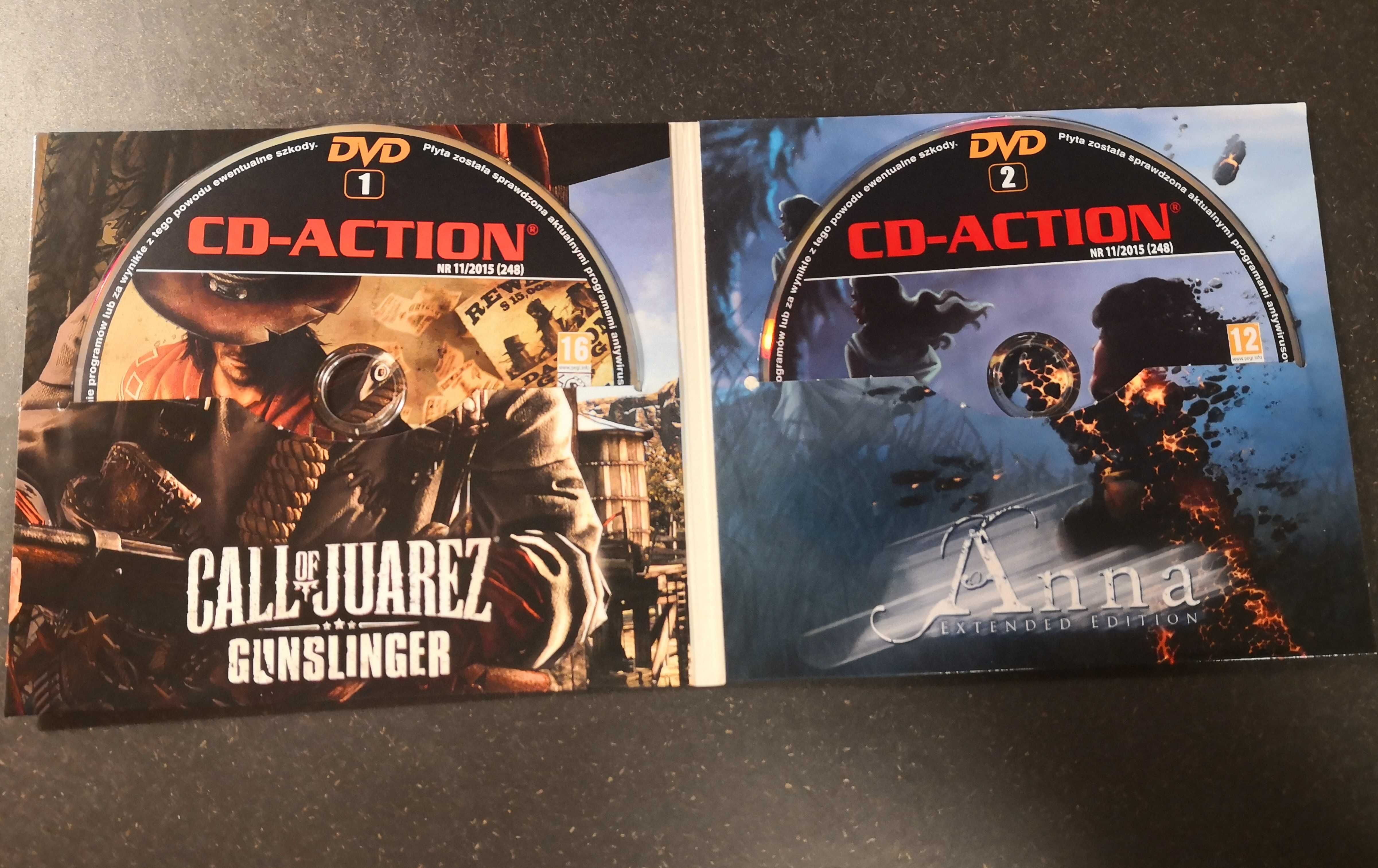 CD-ACTION GRA PC NR 11/2015 (248) Call of Juarez i inne