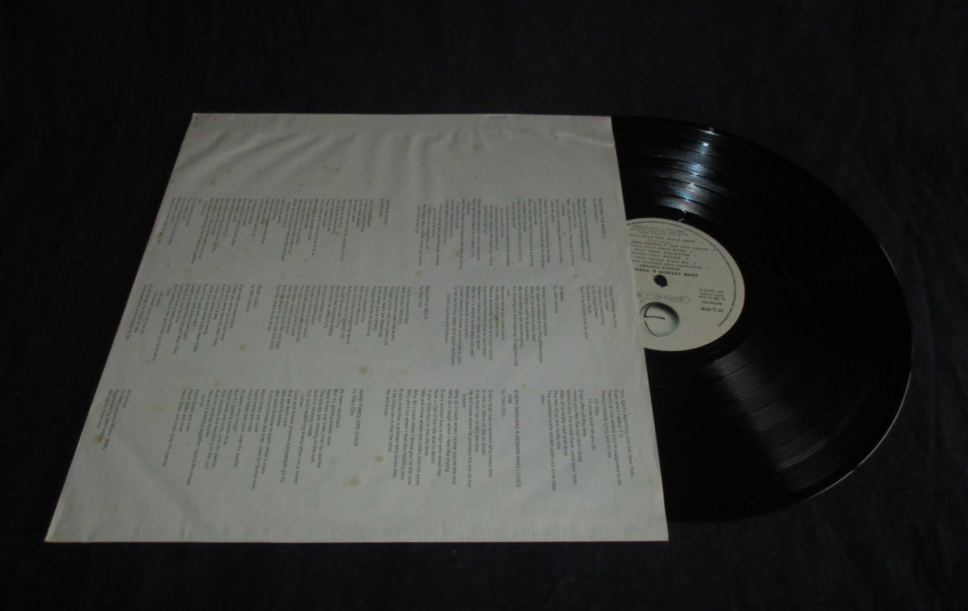 Disco LP Vinil John Lennon & Yoko Ono Double Fantasy