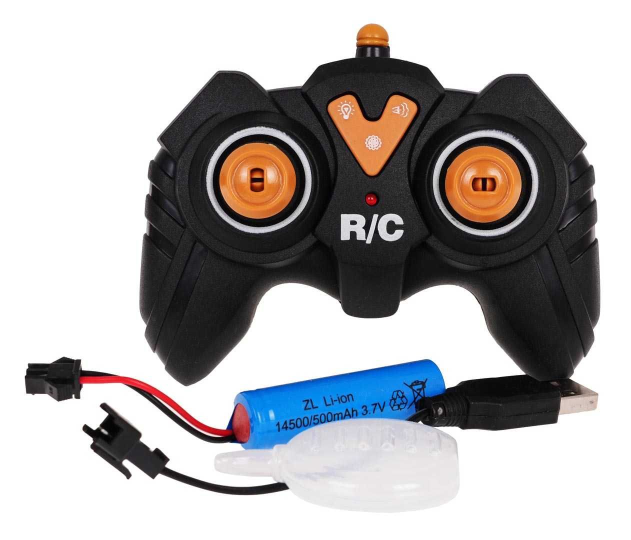 Spychacz z Funkcją Świateł i Dymu R/C ZRC.MDP268-3A