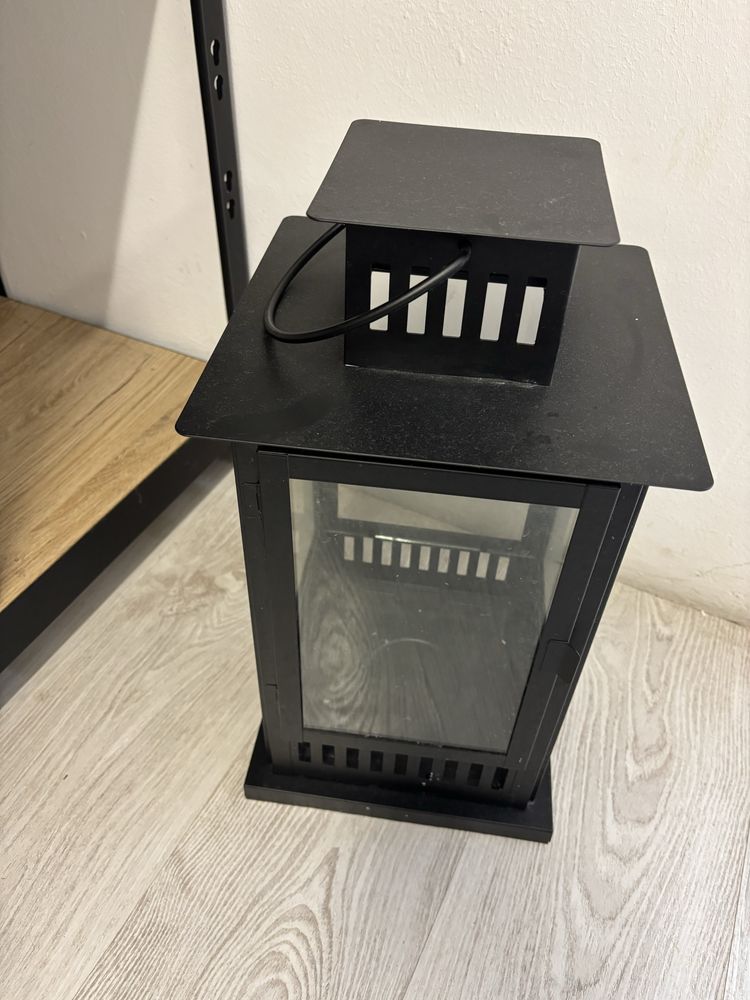 Lampion ikea czasny mat