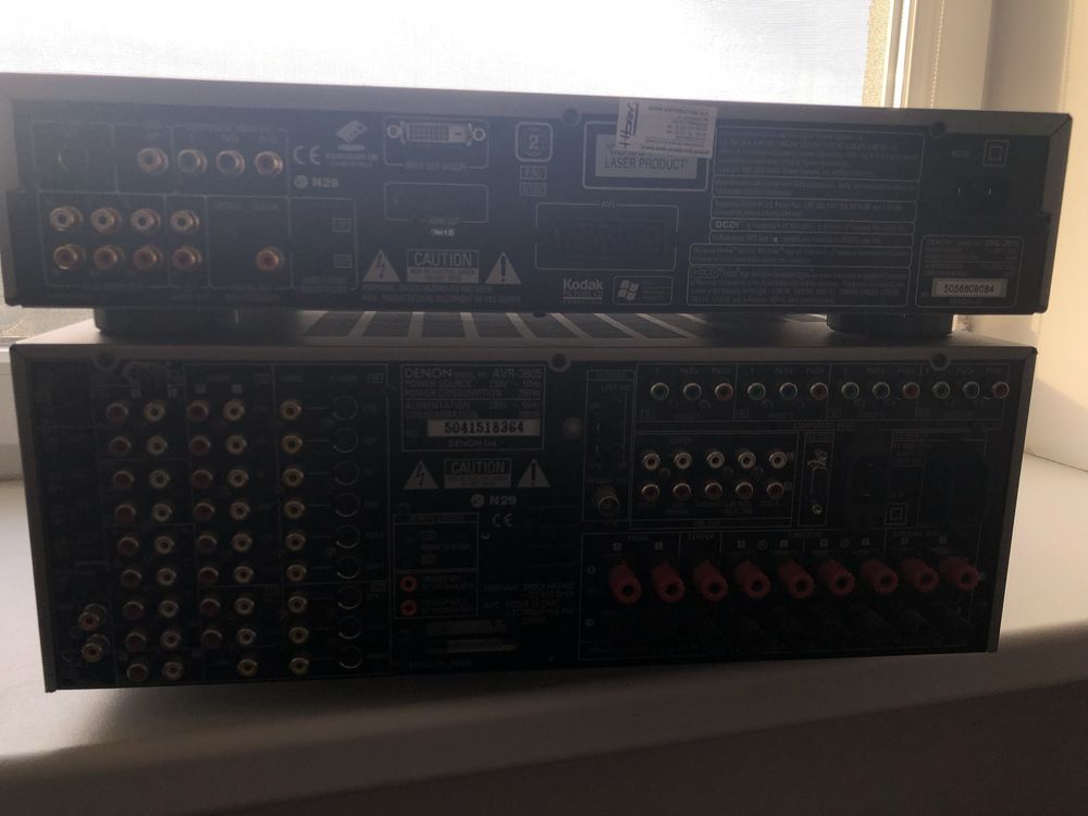 System muzyczny Denon AVR 3805 wzmacniacz amplituner