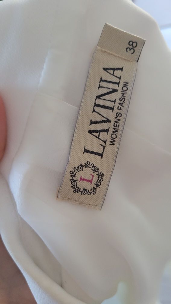 Garnitur bialy M Lavinia 38 klasa glamour wow