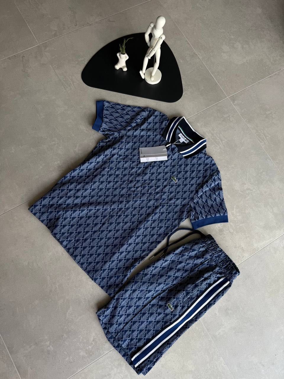 Dres Lacoste Monogram Blue
