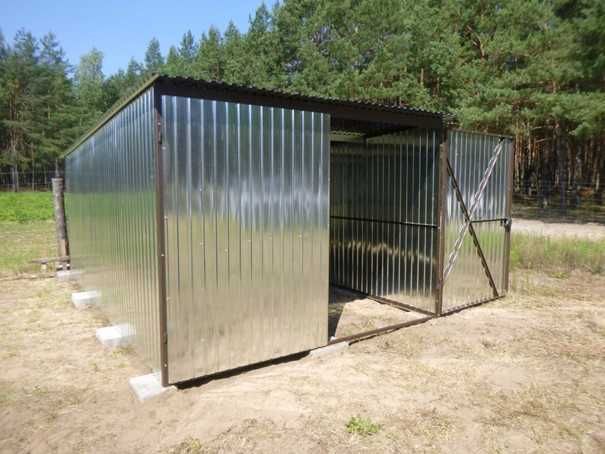 Garaż blaszany 2x3 Blaszak Schowek na budowę Garaże blaszane PRODUCENT
