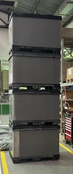 Skrzyniopaleta plastikowa box skrzynia