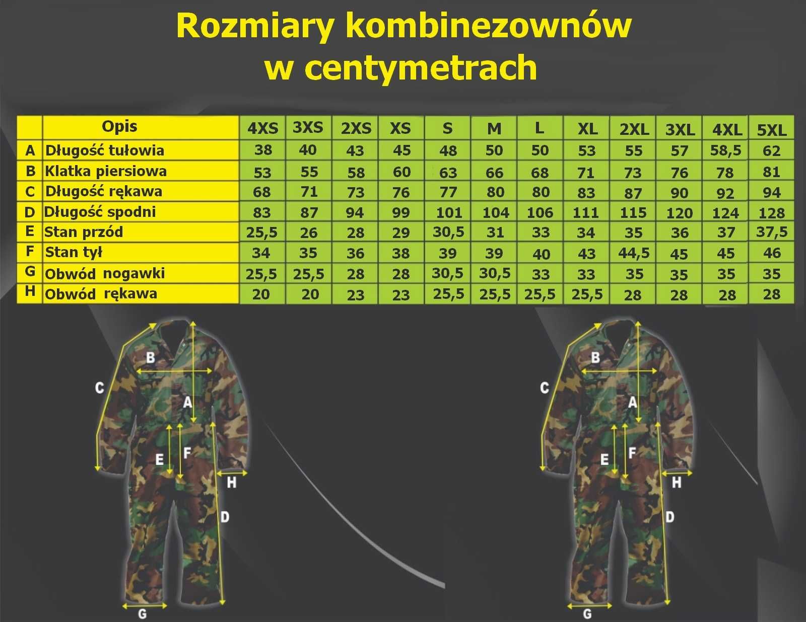 Mundur/Kombinezon Paintball ASG* 5XL