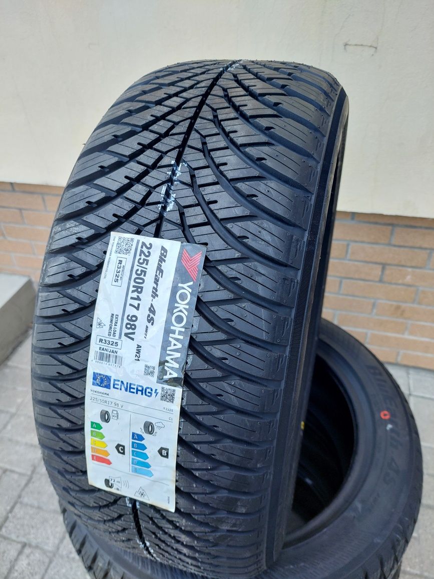 NOWE opony całoroczne 225/50R17 Yokohama BlueEarth-4S AW21 WYSYŁKA