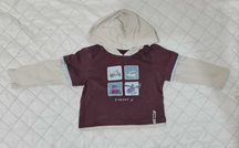 Urocza bluza z kapturkiem 9-12 m- cy  /  80