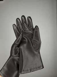 Перчатки рукавички шкіряні натуральна шкіра коричневі