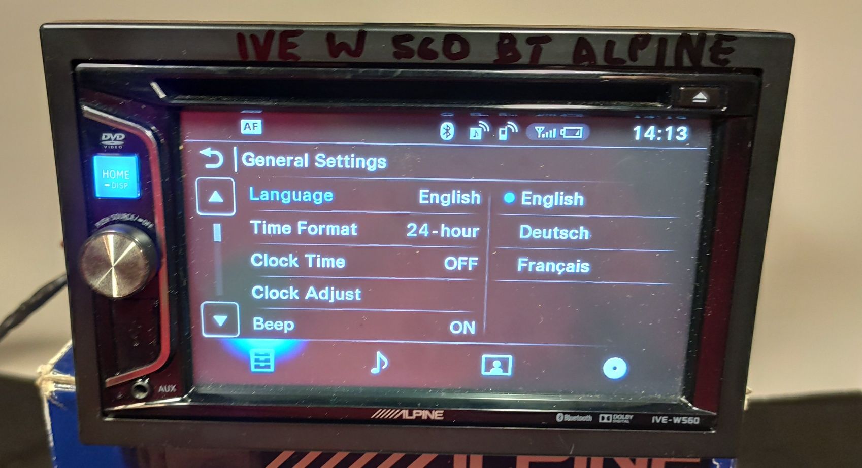 ALPINE IVE-W560 BT 2 DIN stacja multimedialna