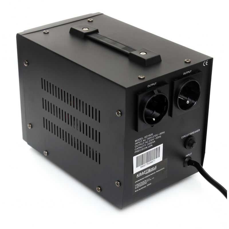 STABILIZATOR NAPIĘCIA agregat automatyczny 2000VA 230V AVR KD1926