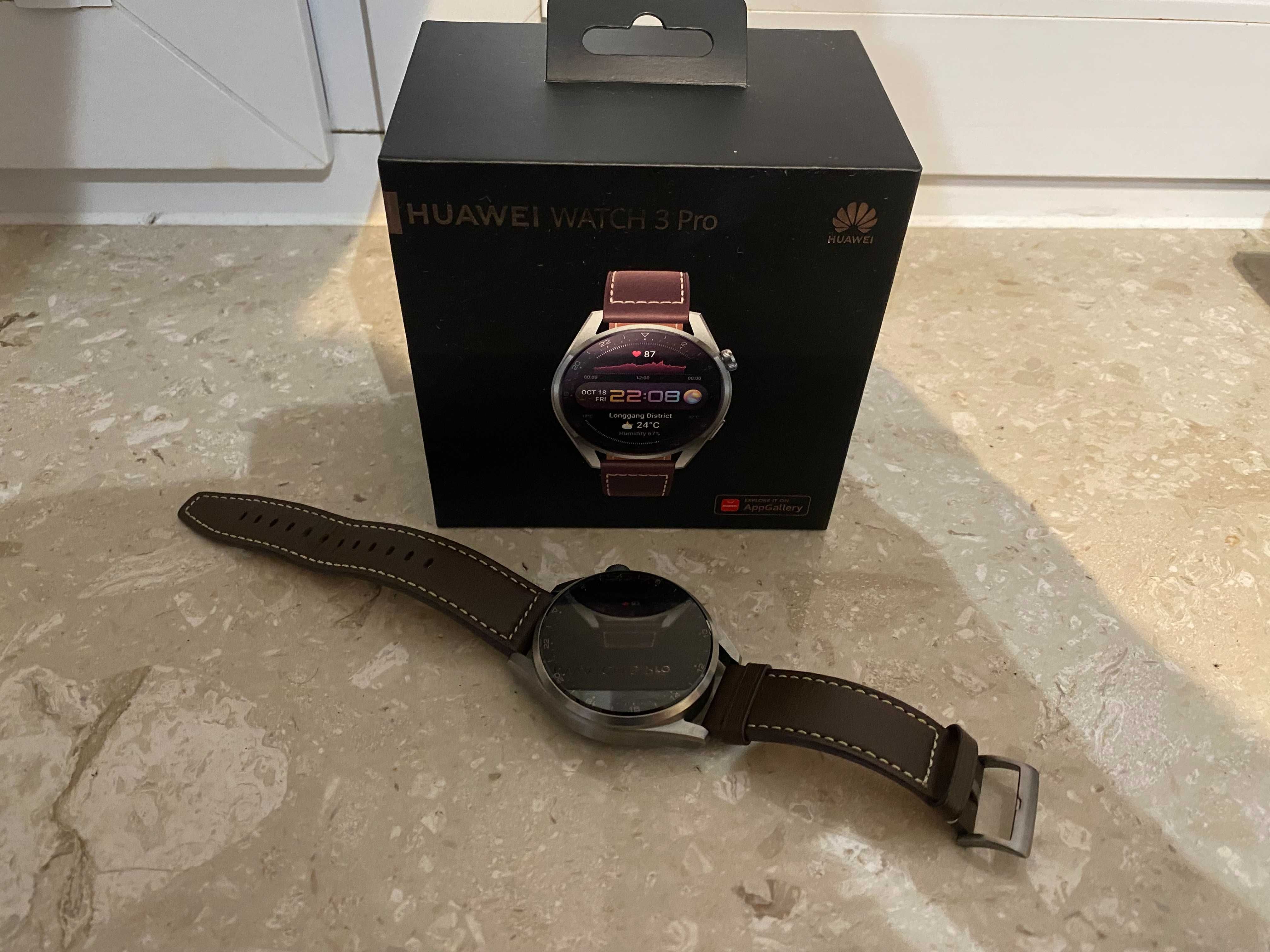 Zegarek Huawei Watch 3 Pro 48 mm w idealnym stanie.