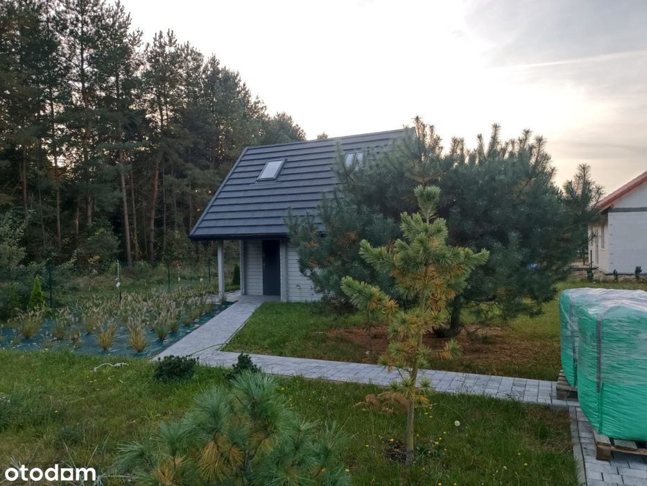 Letniskowy domek drewniany z bali, Smołdziński Las,