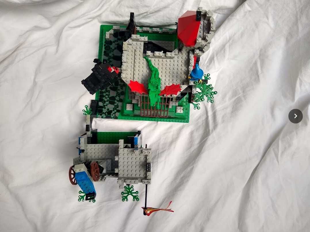 +50 zdjęć - Przebudowany Zamek Smoka 6082 LEGO Castle Forteca Rycerze