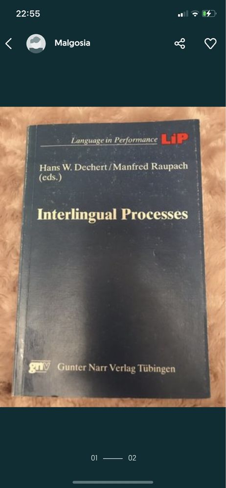 Interlingual processes. H.W. Dechert