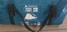 Tenda campismo da Qechua 4.1 Fresh & Black