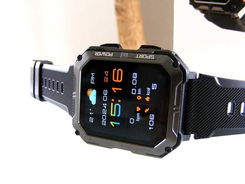 Zegarek smartwach C20 PRO Black IP68 (Niezniszczalny)