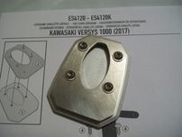 ES4120 Versys 1000/1000SE (17>19) KAWASAKI/ ES4126 poszerzenie stopki
