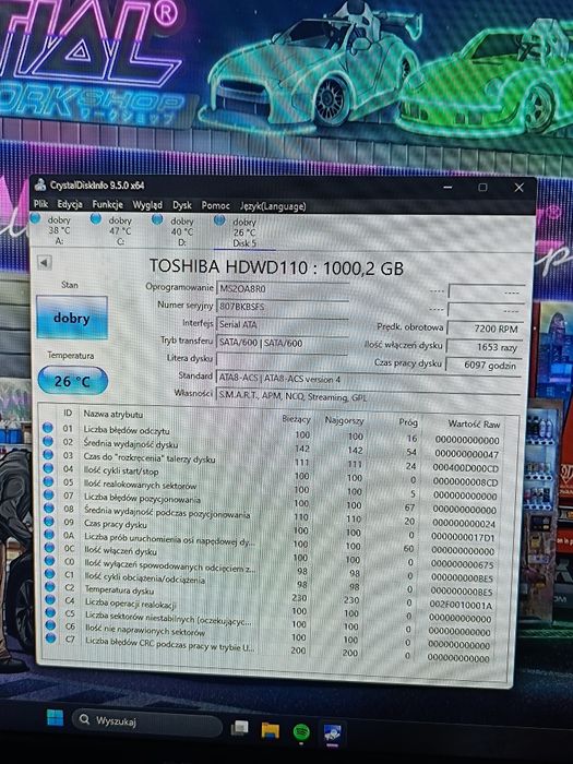 Dysk HDD toshiba p300 1 TB