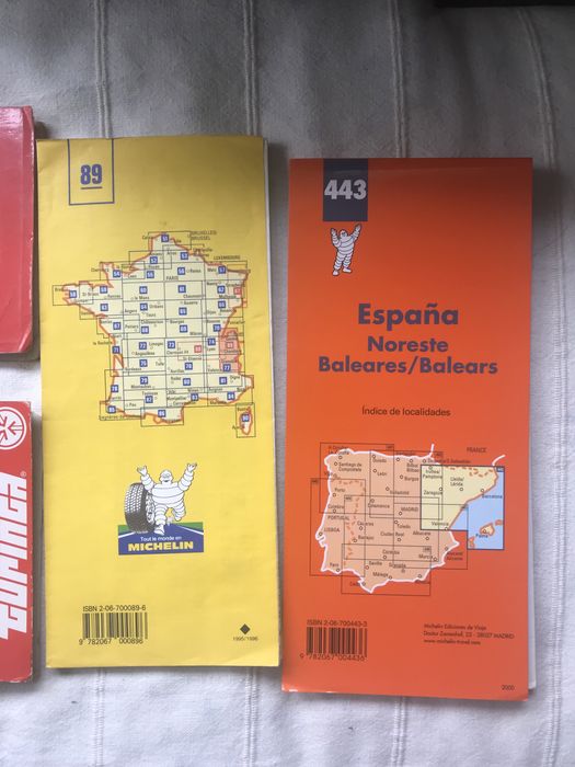 Mapas antigos (Europa, Portugal, Espanha, França)