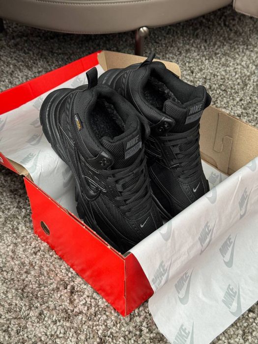 Чоловічі кросівки найк Nike Initiator High Fur All Black [41-46]