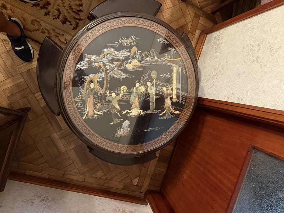 Mesa chinesa madreperola