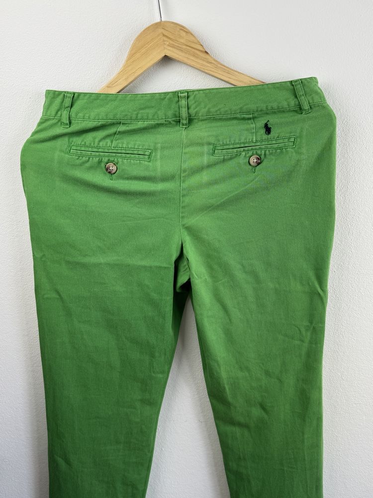Zielone spodnie bawełniane Polo Ralph Lauren