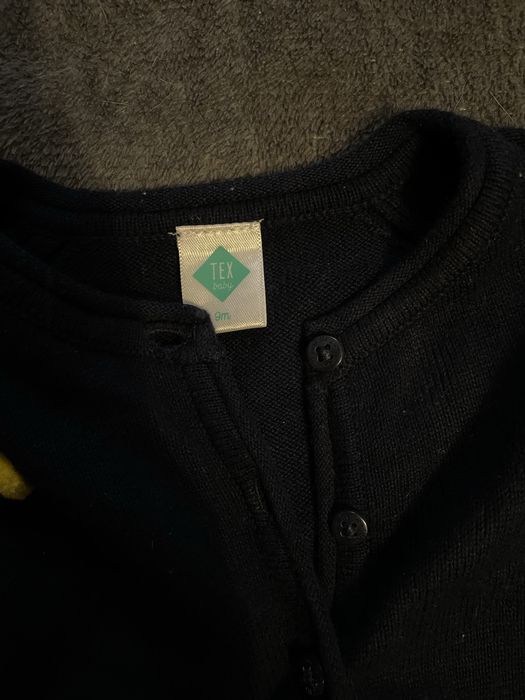 Granatowy sweterek Tex 9m