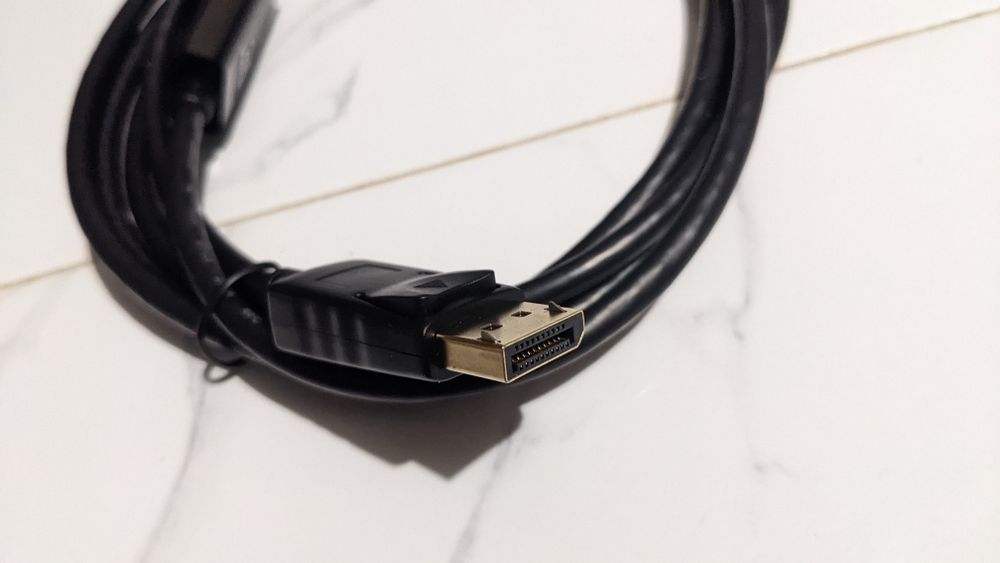 Кабель мультимедійний DisplayPort to HDMI 1.8m Premium Hama (00122214)