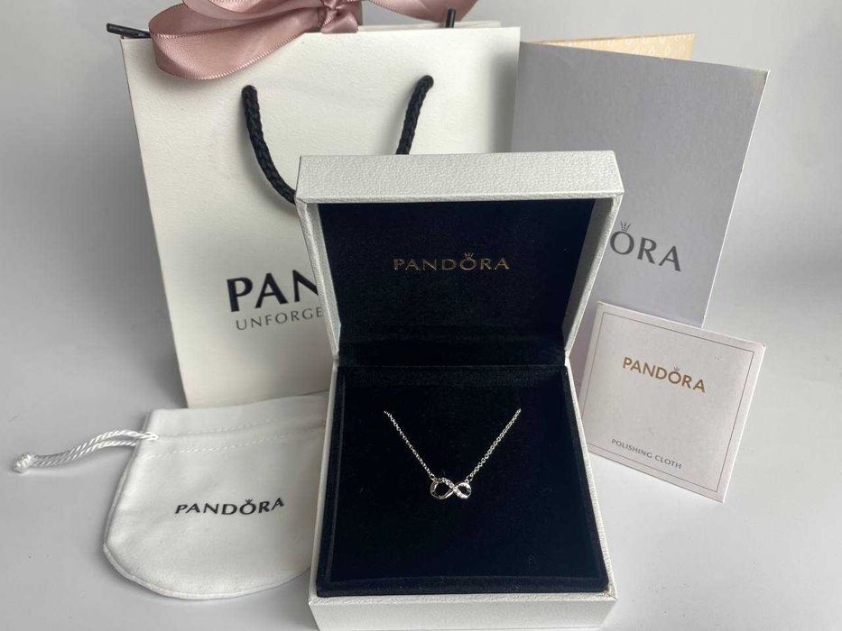 Pandora намисто "Сяючий символ нескінченності"