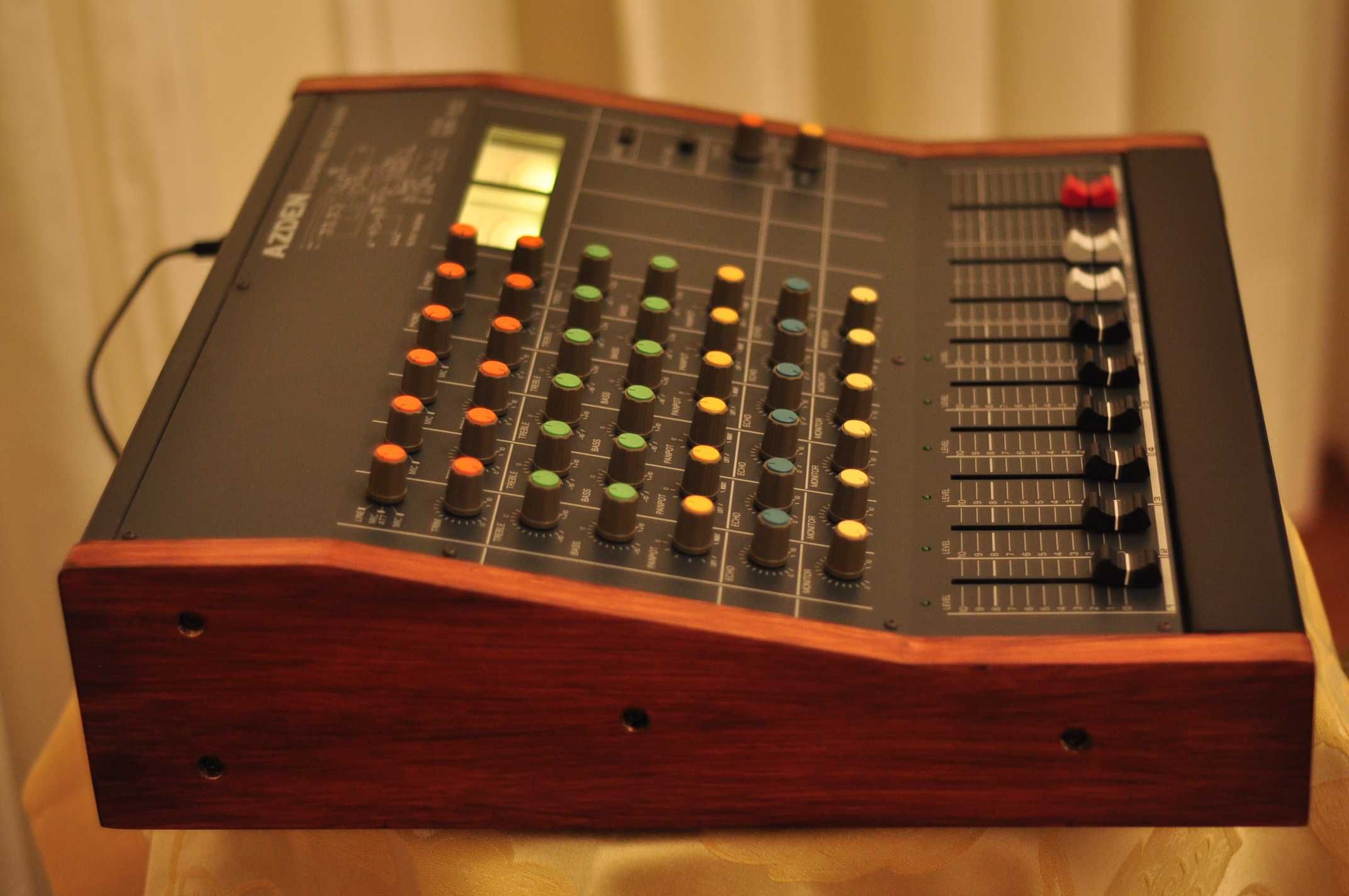 Mesa de som mistura, vintage, 6 channel Echo Mixer em óptimo estado
