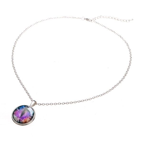NASZYJNIK łańcuszek KOT kocie oko amulet wisiorek prezent DZIEN MATKI