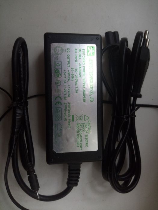 Блок питания 12v/2a 5v/2a рабочий БУ