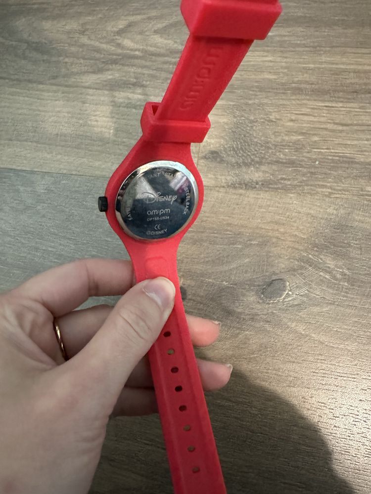 Zegarek minnie am pm czerwony
