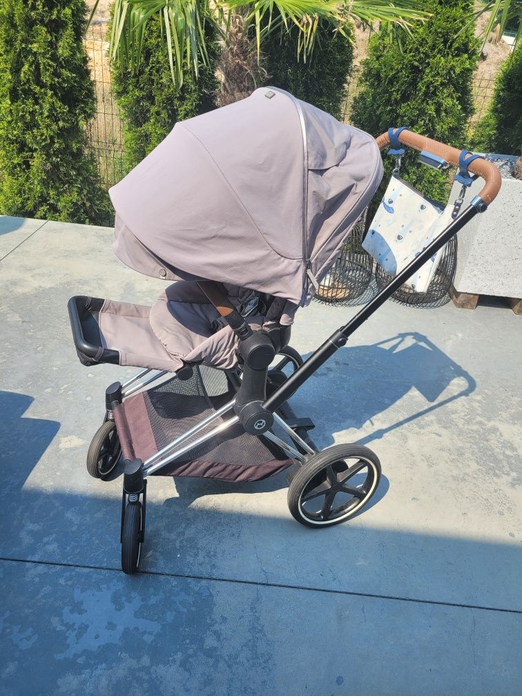 Wózek Cybex ePriam 2.0 Nowa gondola plus dedykowany pokrowiec na czas