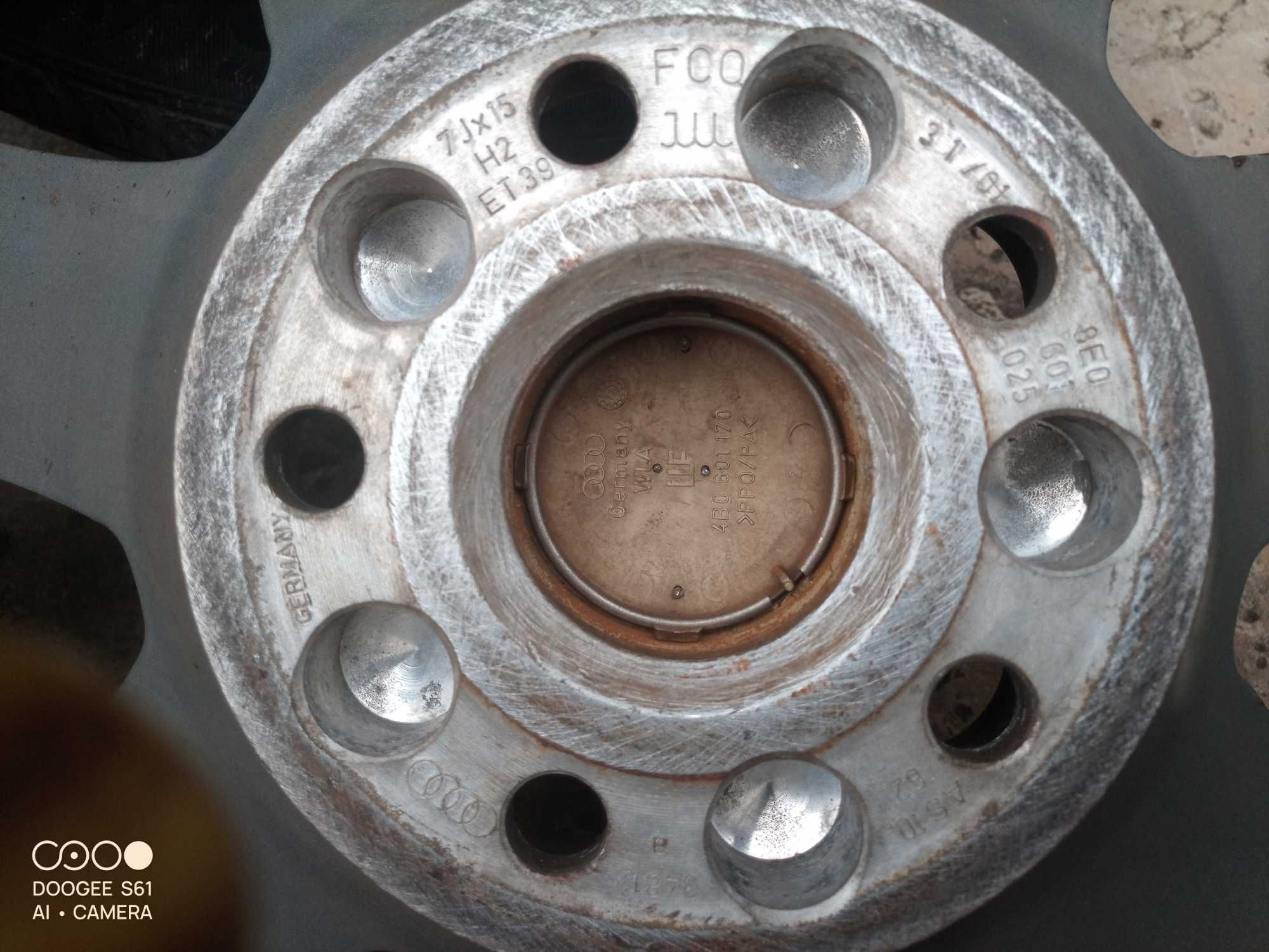 FELGI ALUSY AUDI ,VW ,SEAT - 5x112  + opony 205/60/15