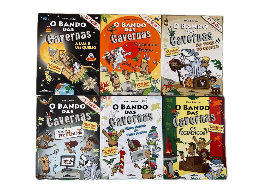 Livros “ O bando das cavernas”