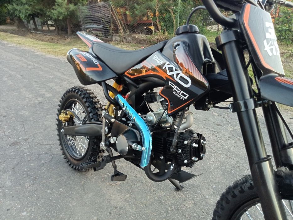 Cross KXD 607 PRO HAWK 125cc 17/14 NOWY e-start amortyzator gazowy