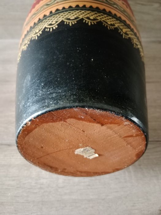 Duży wazon ceramiczny etniczny ręcznie malowany 40cm