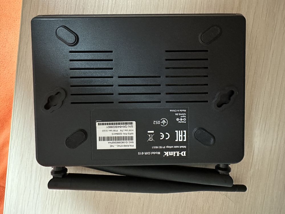 Маршрутизатор D-Link Dir-615/T4. WiFi 300 Mb