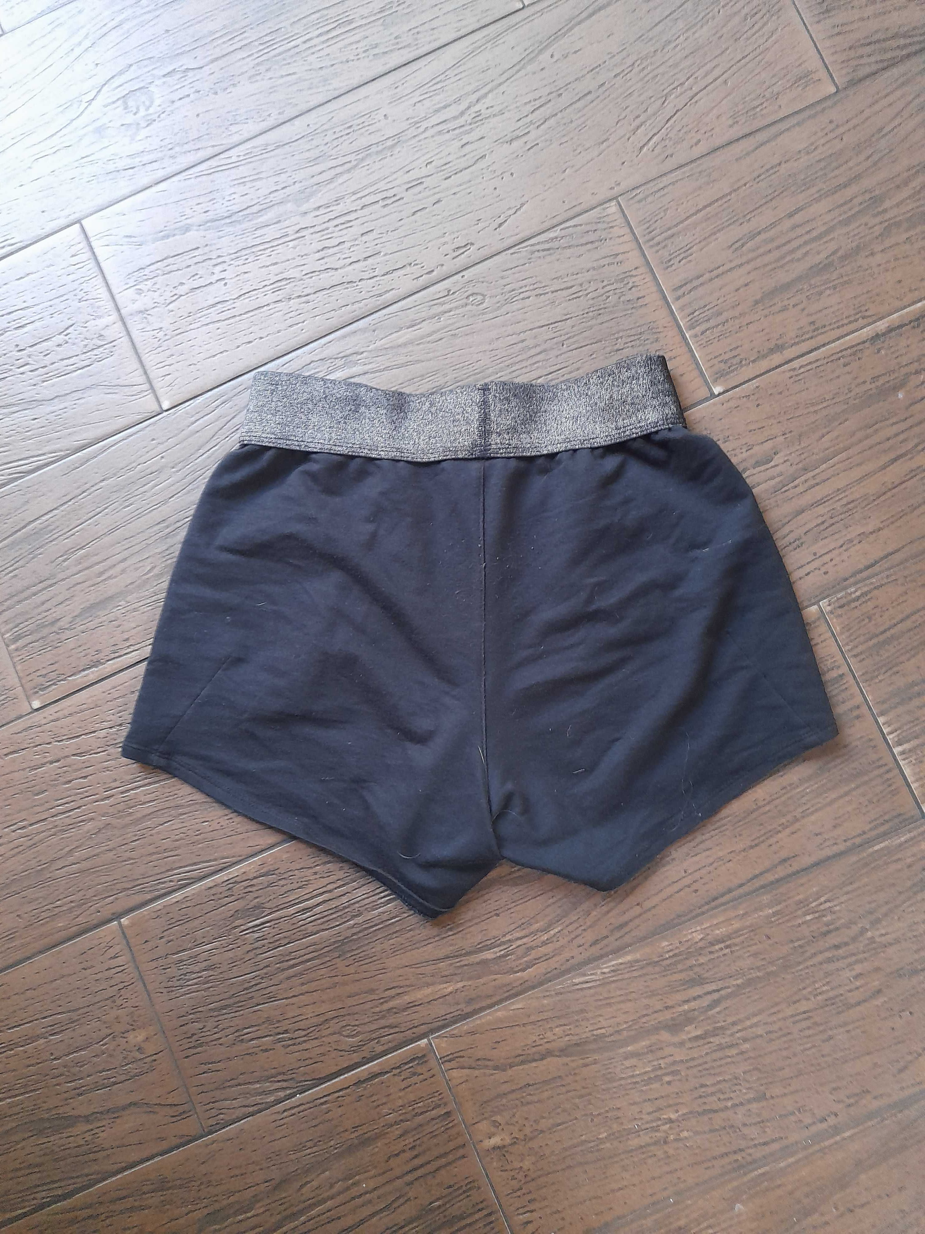 Krótkie spodenki r.xxs decathlon, czarne