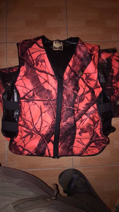 Kamizelka Winter Fire 2 w pomarańczowym kamuflażu z membraną